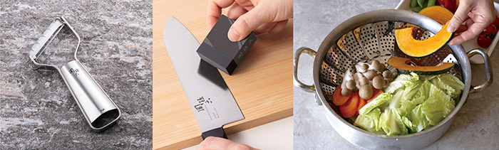 売り上げが昨対比241.7%※1に伸長した関孫六 オールステンレスピーラーをはじめとした、貝印2025年ヒット商品速報